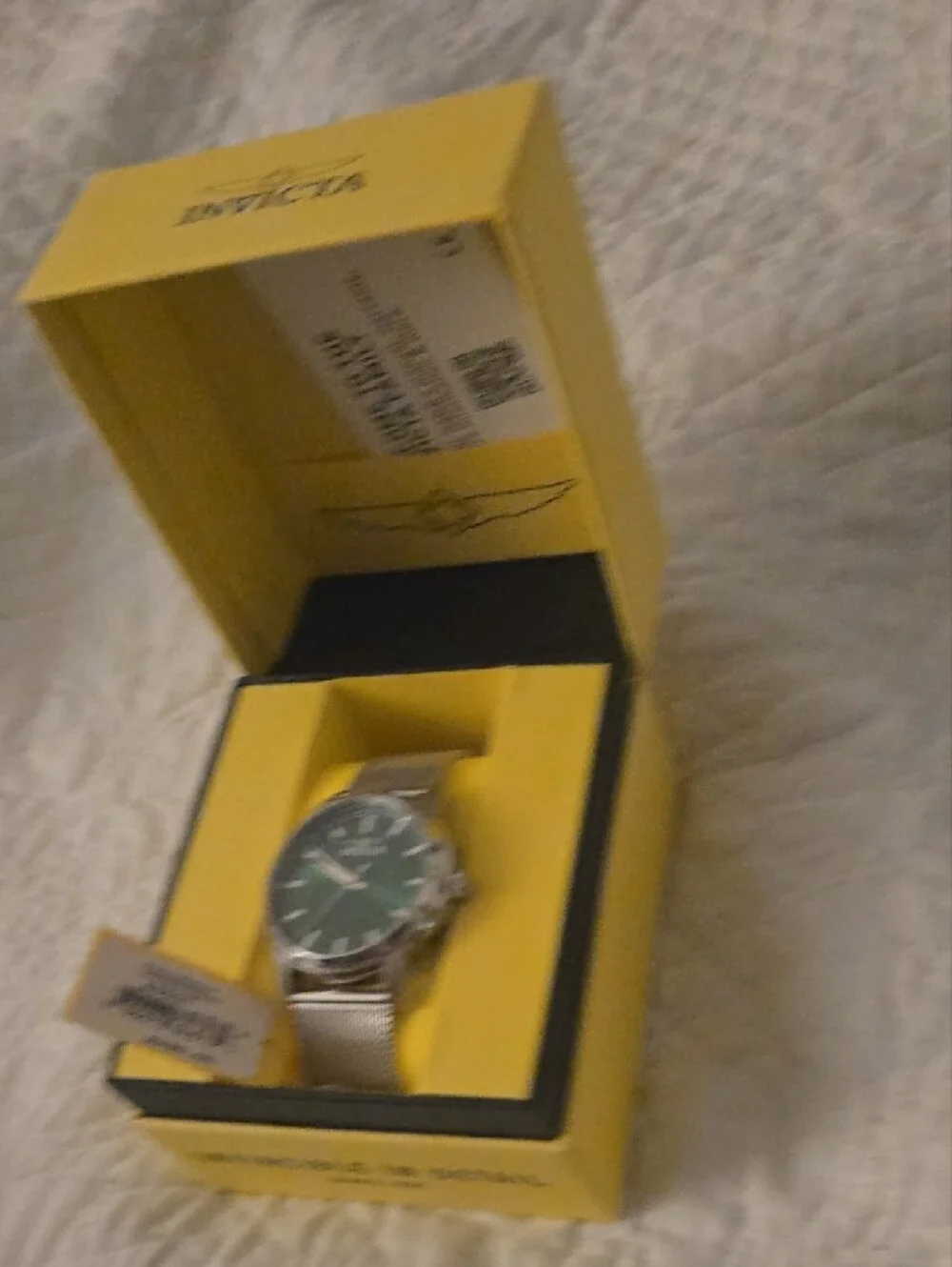 Invicta polished stainless bracelet